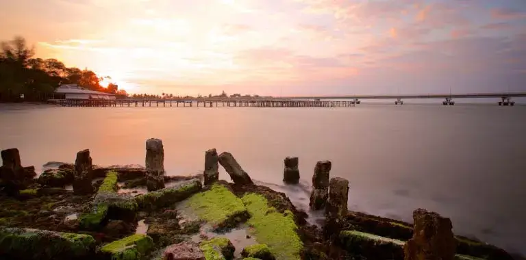 el zacatal bridge in ciudad del carmen