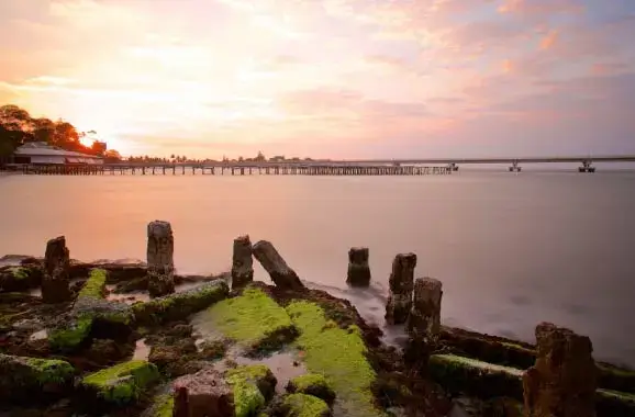 el zacatal bridge in ciudad del carmen