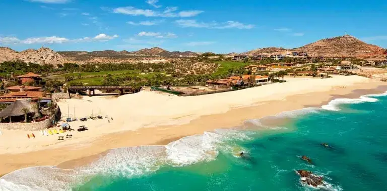 blue coast beach in cabo san lucas