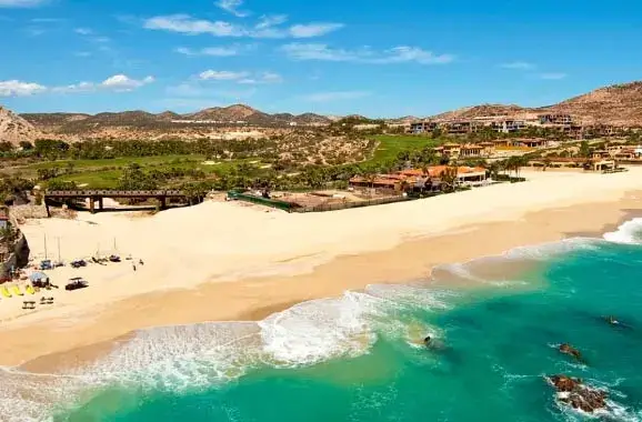 blue coast beach in cabo san lucas