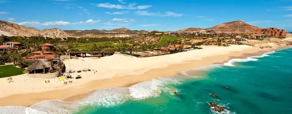 blue coast beach in cabo san lucas