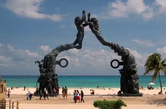 the mayan portal in playa del carmen