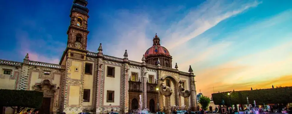 temple of santa rosa de viterbo in queretaro