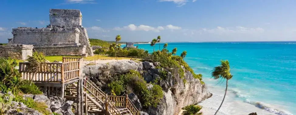 el castillo archaeological site in tulum